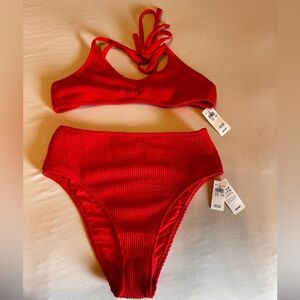 Aerie bikini top and bottom.